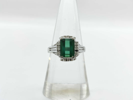 TL1.66ct D0.12ct Pt900 5.5g Ring 