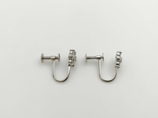 D0.25ct Pt900 2.0g Earrings 