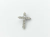 Cross D0.3ct K18 0.7g Pendant Top 