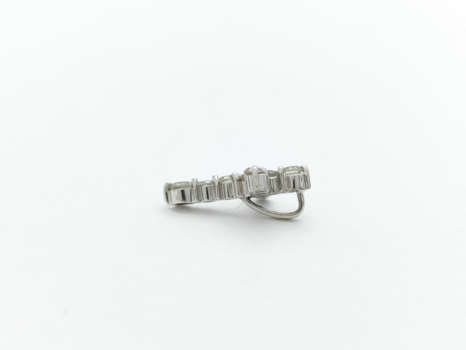 Cross D0.3ct K18 0.7g Pendant Top 