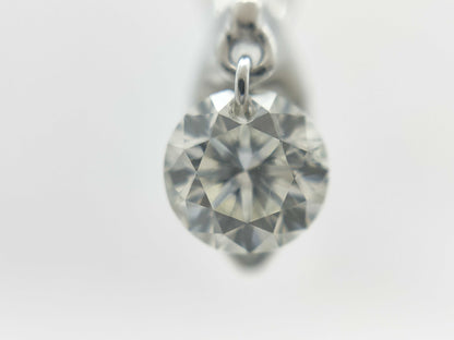D0.50ct Pt900/850 3.5g Necklace 