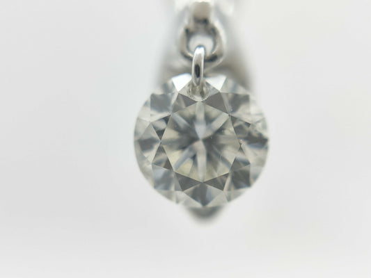 D0.50ct Pt900/850 3.5g Necklace 