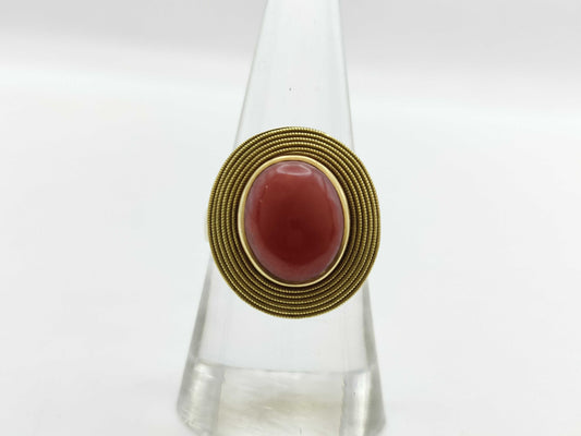  Colored stone ring diameter approximately 9.6*11.7mm 750 6.2g