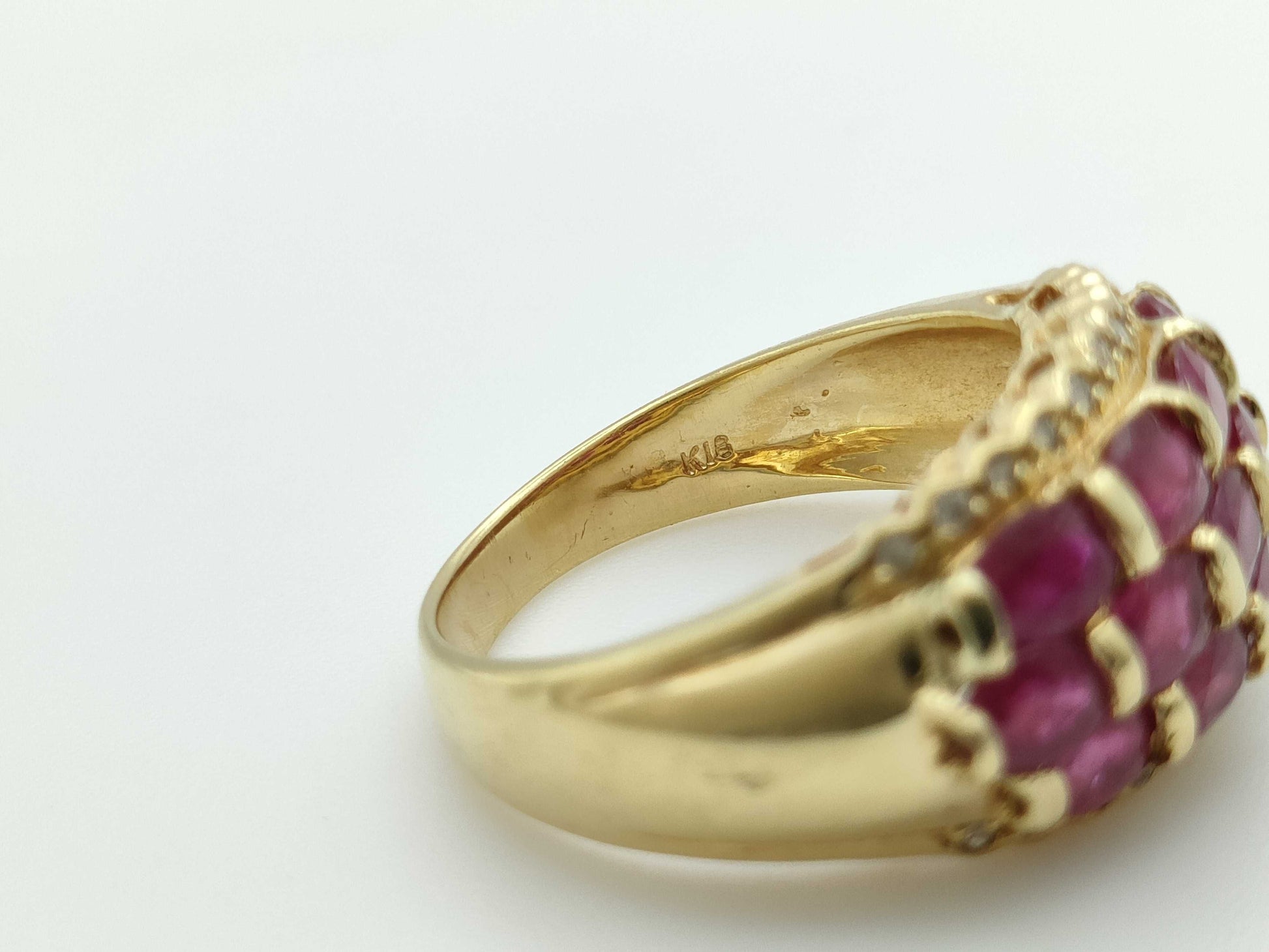 R2.24ct D0.08ct K18 5.4g Ring 