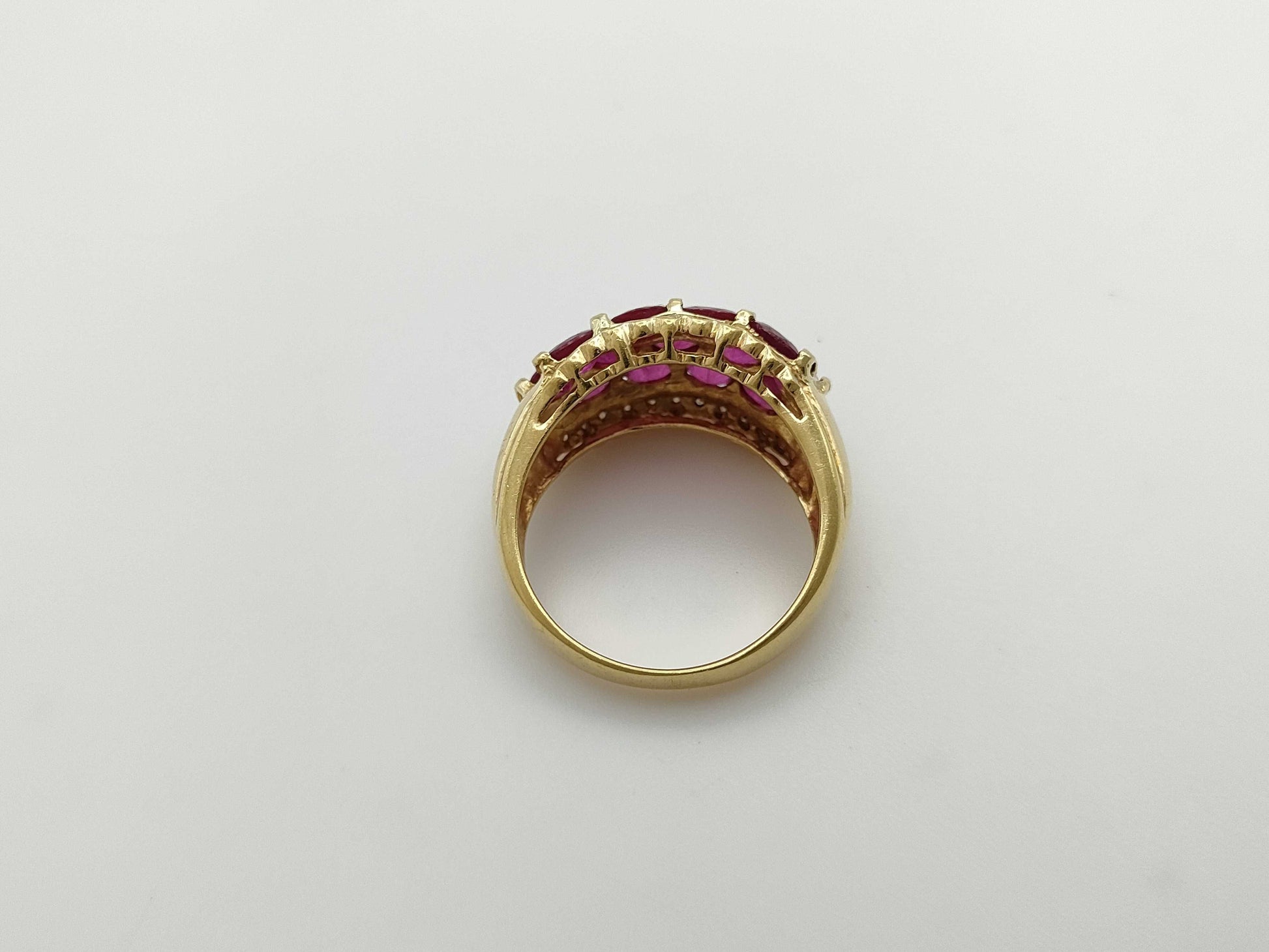 R2.24ct D0.08ct K18 5.4g Ring 