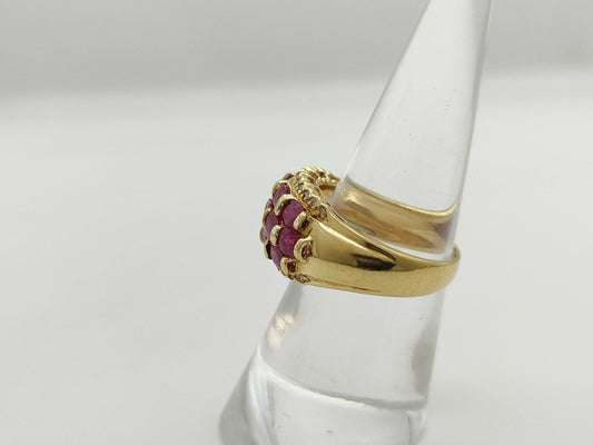 R2.24ct D0.08ct K18 5.4g Ring 