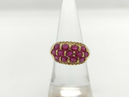 R2.24ct D0.08ct K18 5.4g Ring 