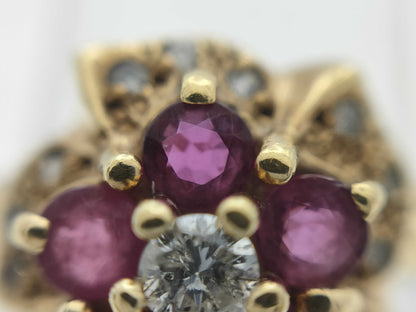 R0.73ct D0.20ct K18 4.9g Ring 