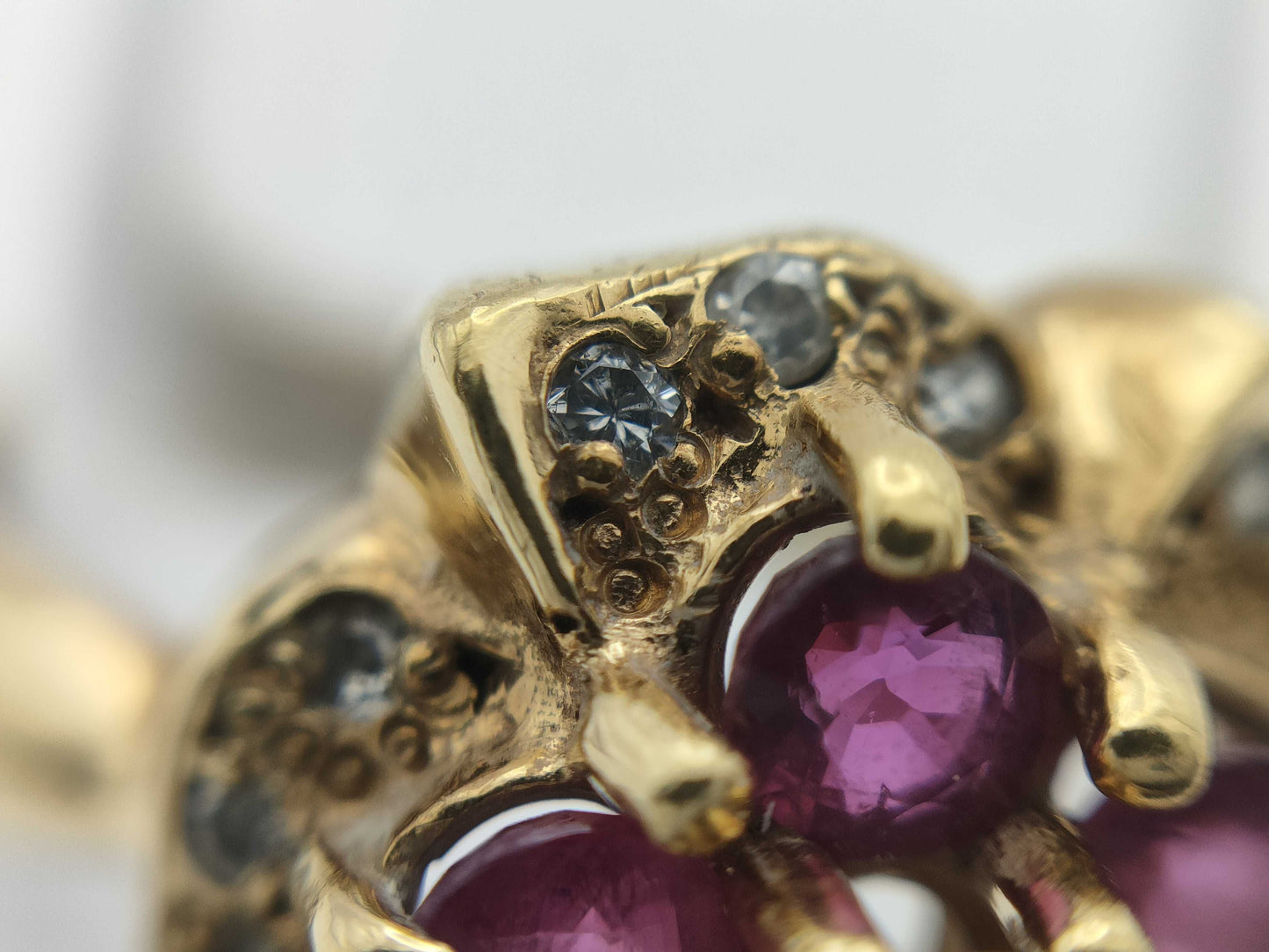 R0.73ct D0.20ct K18 4.9g Ring 