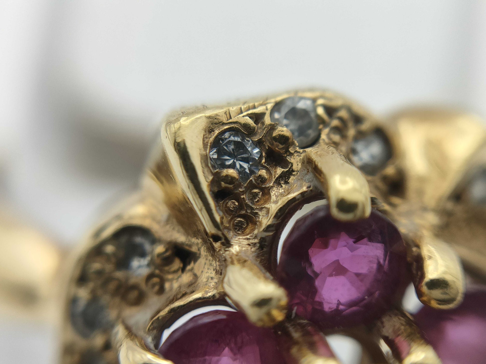 R0.73ct D0.20ct K18 4.9g Ring 