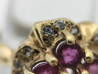 R0.73ct D0.20ct K18 4.9g Ring 