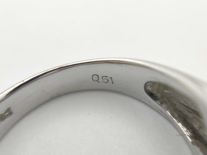 D0.51ct Pt900 8.9g Ring 