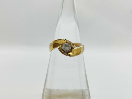 D0.20ct K18 2.5g Ring 