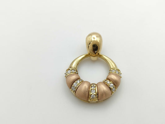 D0.30ct K18 7.6g Pendant Top 