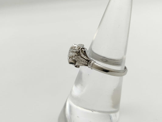 D0.20ct Pt900 3.8g Ring 