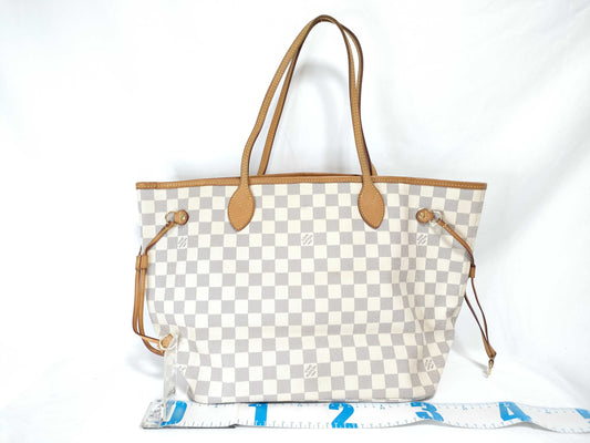 LOUIS VUITTON RFID Unverifiable SA4101 Damier Azur LOUIS VUITTON Neverfull Tote Bag