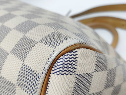 LOUIS VUITTON RFID Unverifiable Damier Azur LOUIS VUITTON Speedy25 Handbag