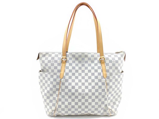LOUIS VUITTON Damier Azur LOUIS VUITTON Totally Tote Bag