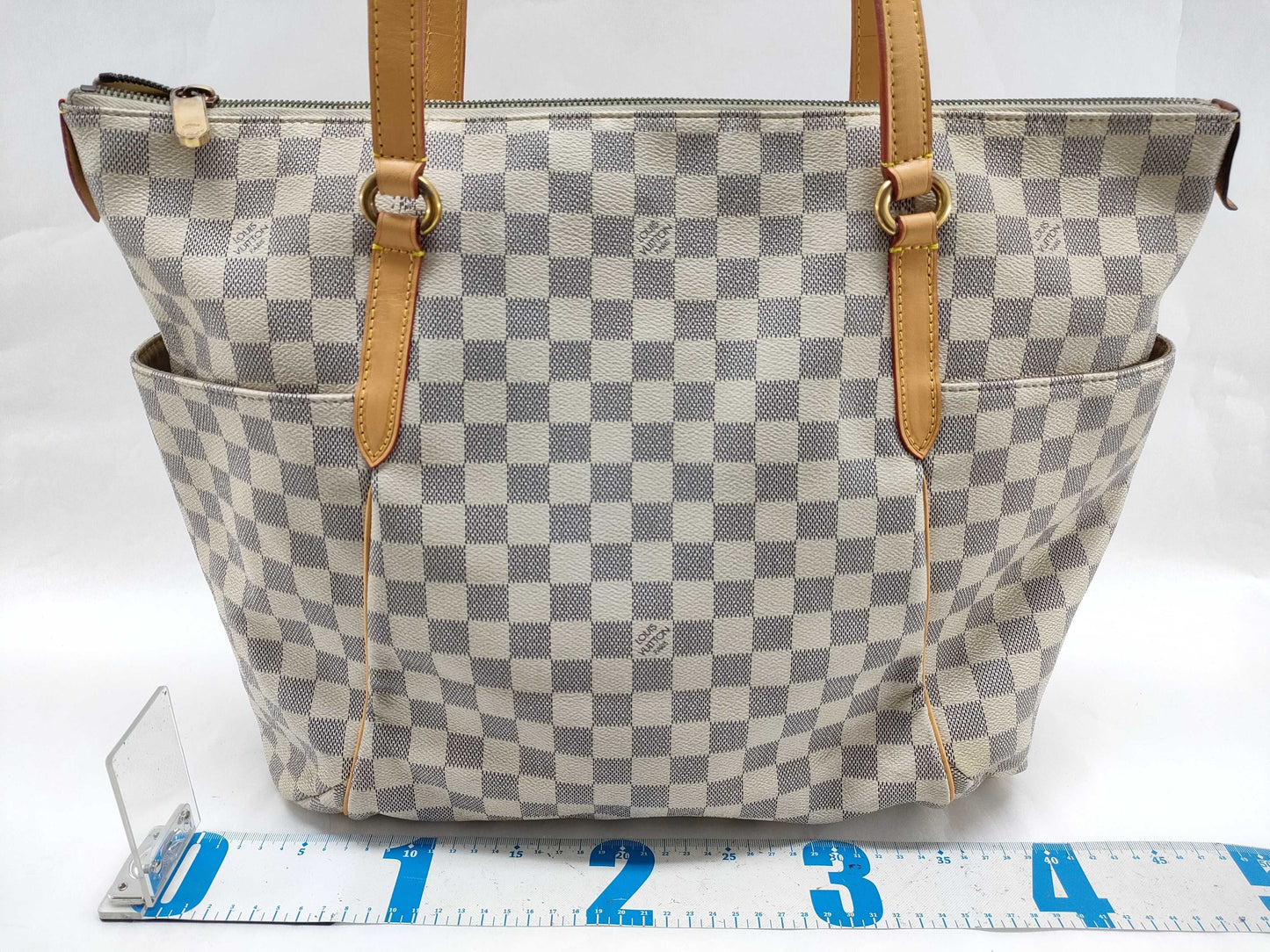 LOUIS VUITTON Damier Azur LOUIS VUITTON Totally Tote Bag