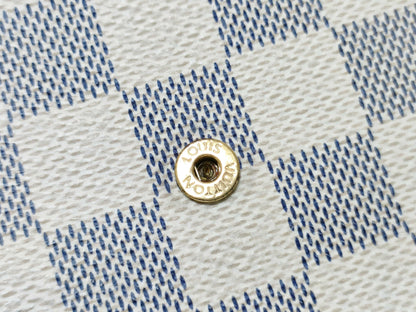 LOUIS VUITTON RFID Unverifiable Damier Azur LOUIS VUITTON Felicie Shoulder Bag