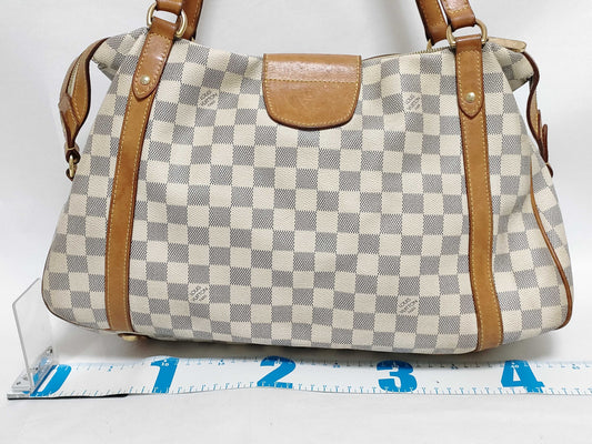 LOUIS VUITTON RFID Unverified VI4099 Damier Azur Stresa Tote Bag
