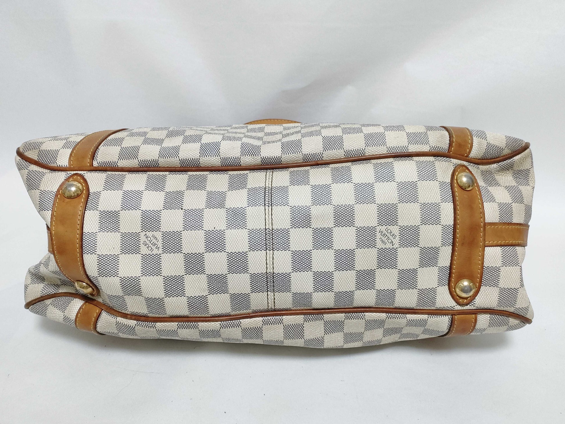 LOUIS VUITTON RFID Unverified VI4099 Damier Azur Stresa Tote Bag