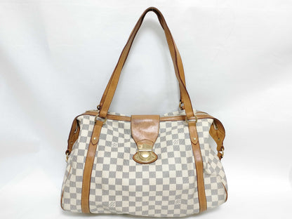 LOUIS VUITTON RFID Unverified VI4099 Damier Azur Stresa Tote Bag