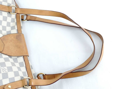LOUIS VUITTON RFID Unverified VI4099 Damier Azur Stresa Tote Bag