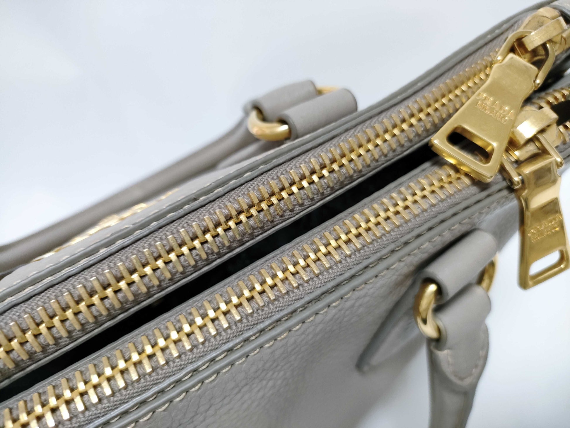 PRADA PRADA Tote Grey Handbag