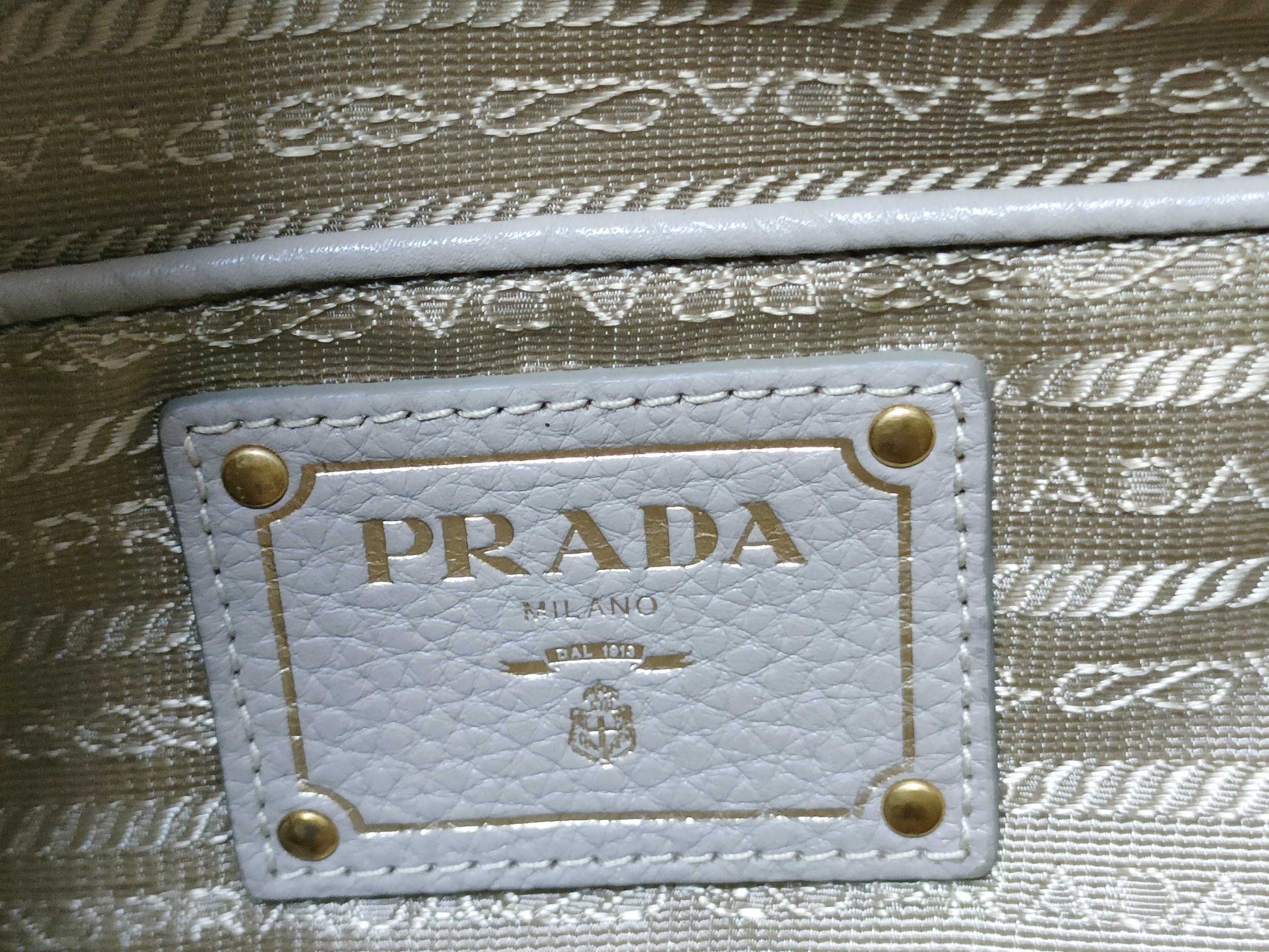 PRADA PRADA Tote Grey Handbag