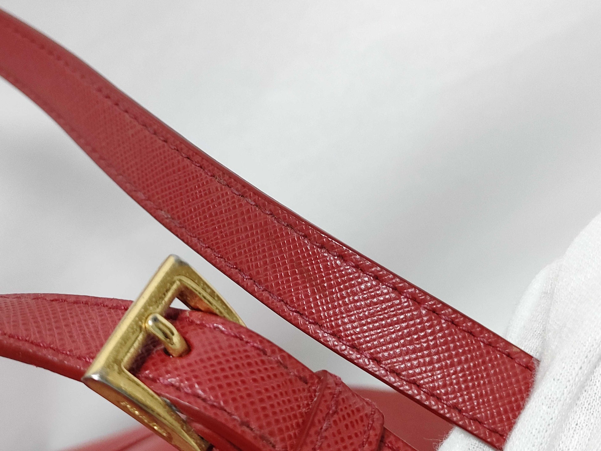 PRADA PRADA Tote Red Tote Bag