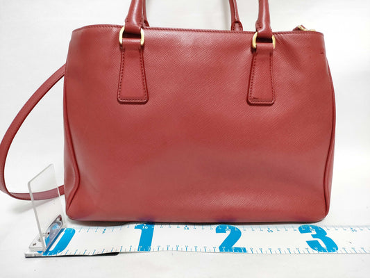 PRADA PRADA Tote Red Tote Bag