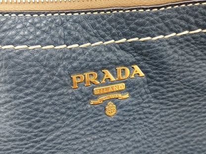 PRADA PRADA Tote Dark blue handbag