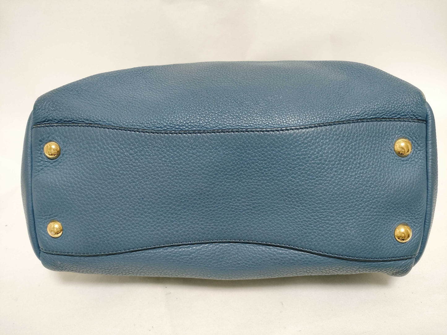 PRADA PRADA Tote Blue Handbag