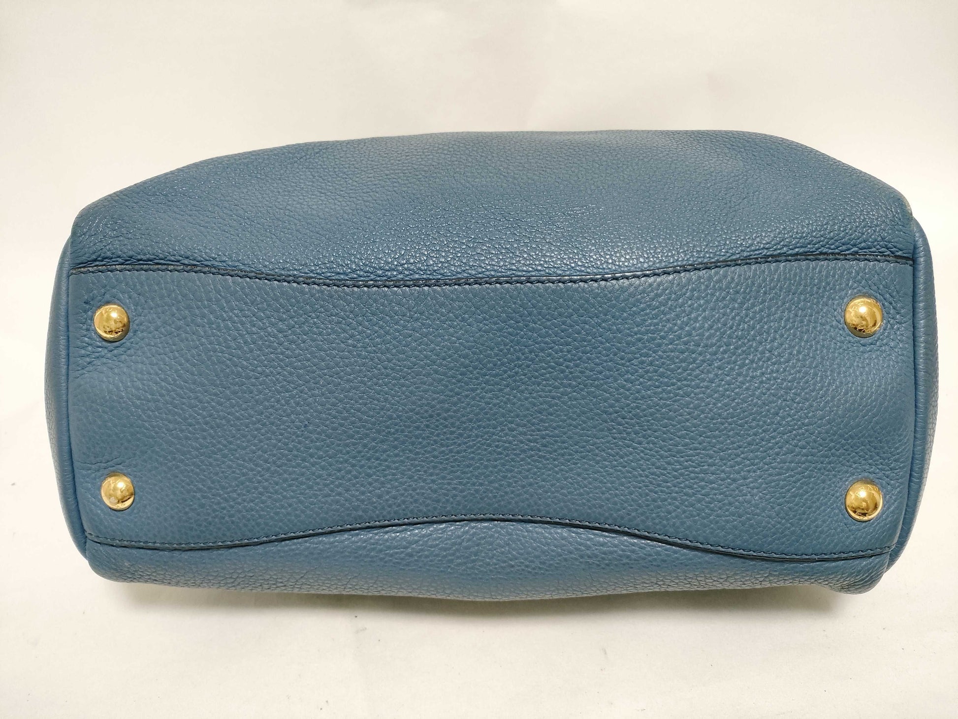 PRADA PRADA Tote Blue Handbag