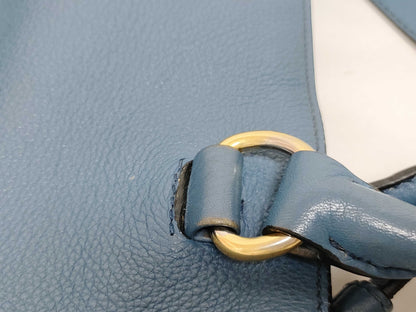 PRADA PRADA Tote Blue Handbag