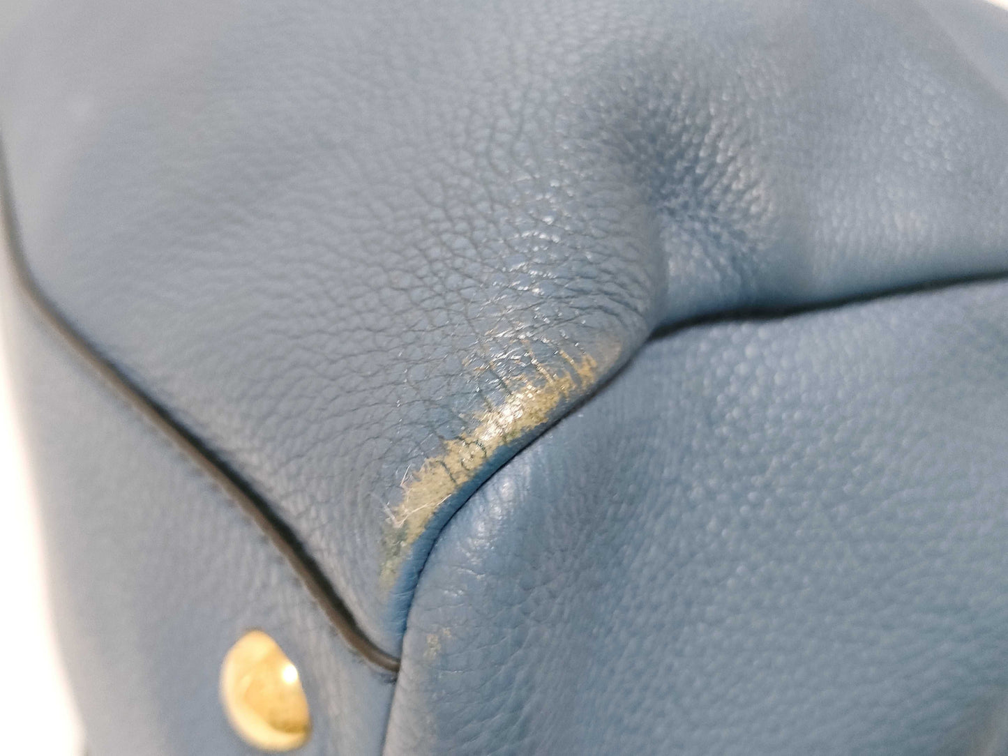 PRADA PRADA Tote Blue Handbag