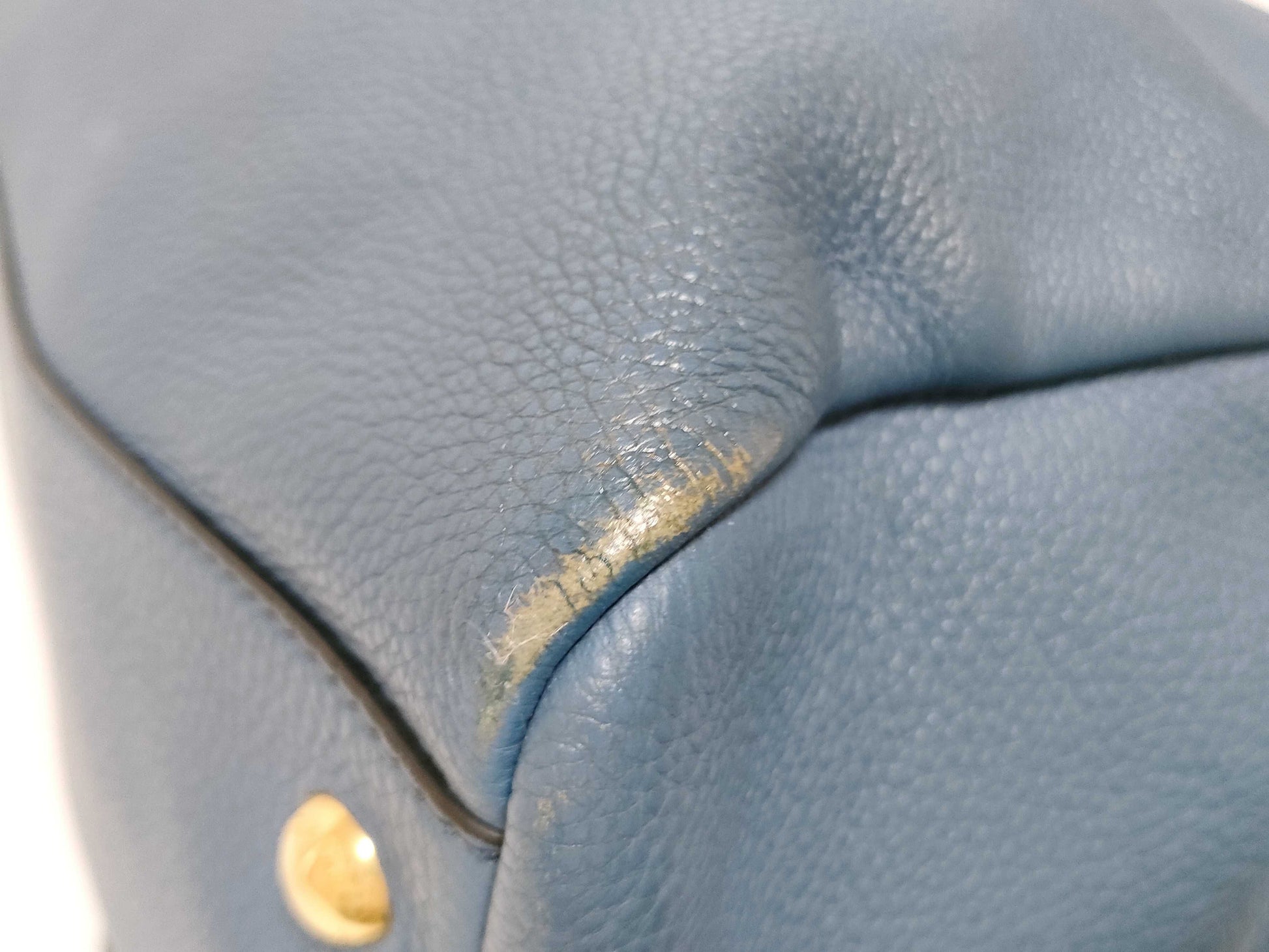 PRADA PRADA Tote Blue Handbag