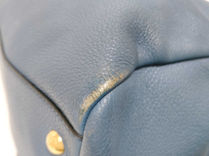 PRADA PRADA Tote Blue Handbag