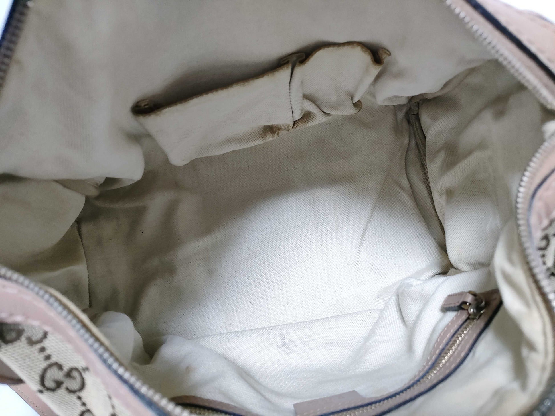 GUCCI GG Canvas GUCCI Boston Pink Handbag