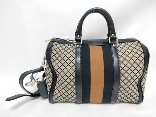 GUCCI GUCCI Boston Black Handbag