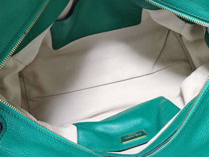 PRADA PRADA Tote Green Tote Bag