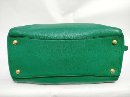 PRADA PRADA Tote Green Tote Bag