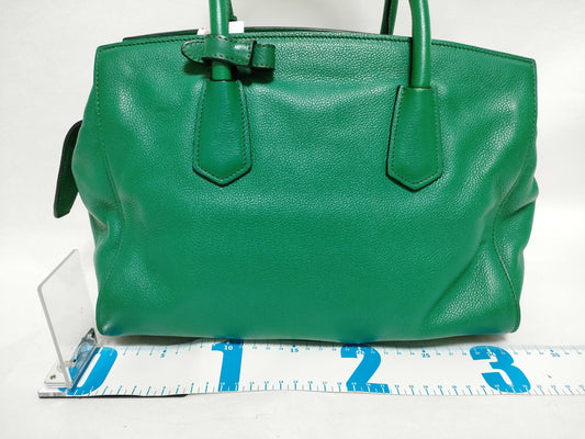 PRADA PRADA Tote Green Tote Bag
