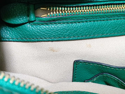 PRADA PRADA Tote Green Tote Bag
