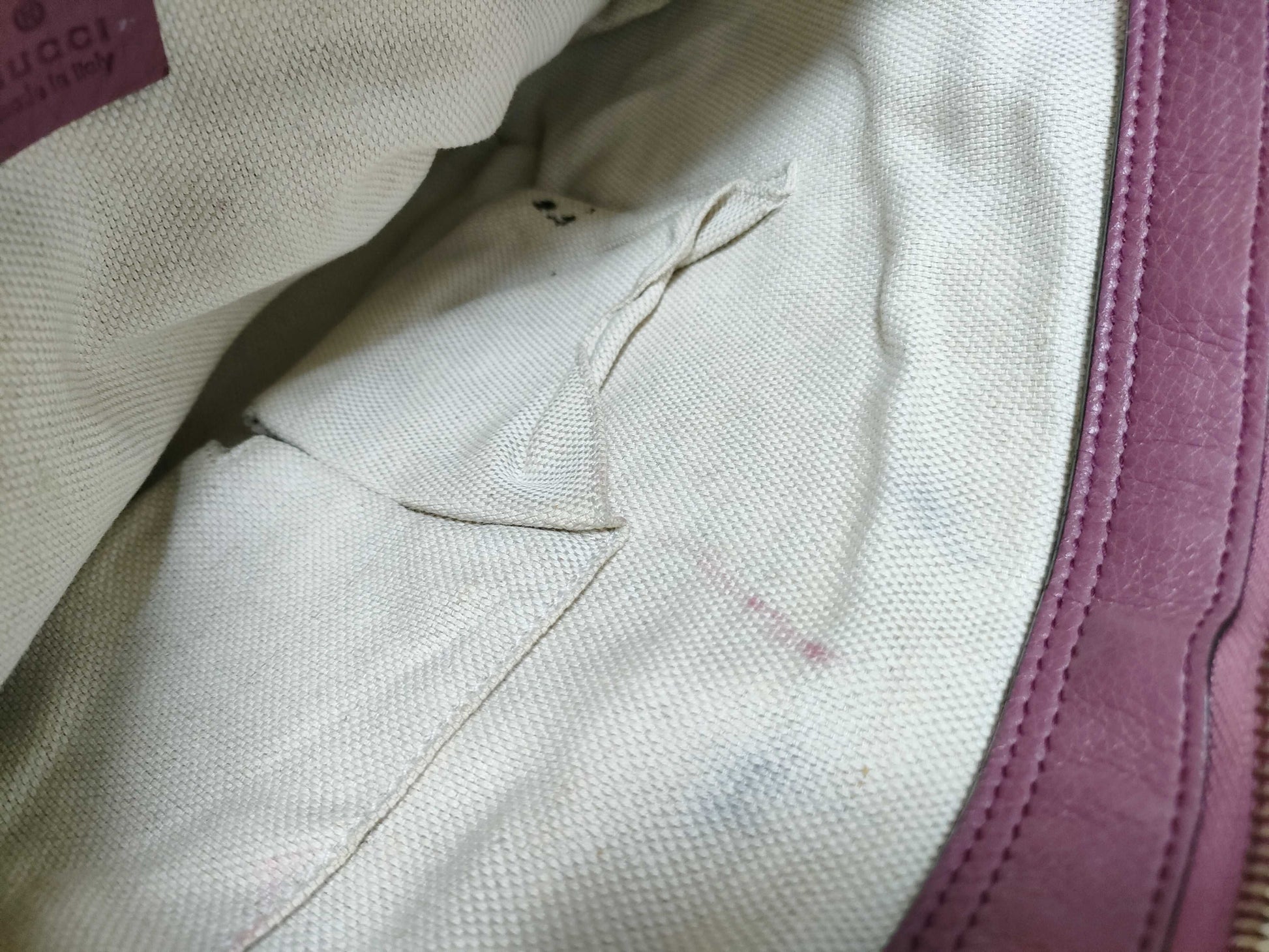 GUCCI Soho GUCCI Tote Purple Handbag