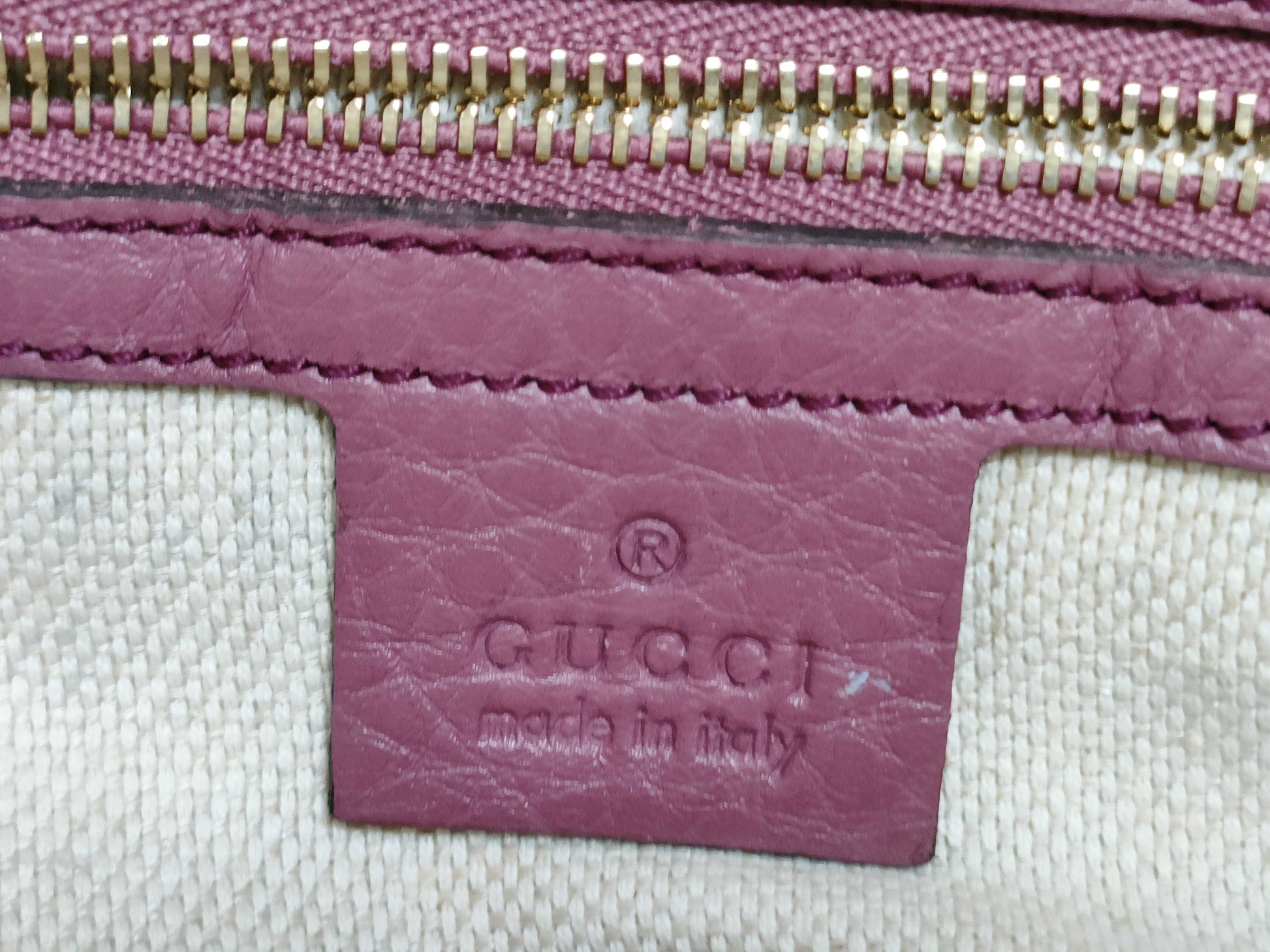 GUCCI Soho GUCCI Tote Purple Handbag