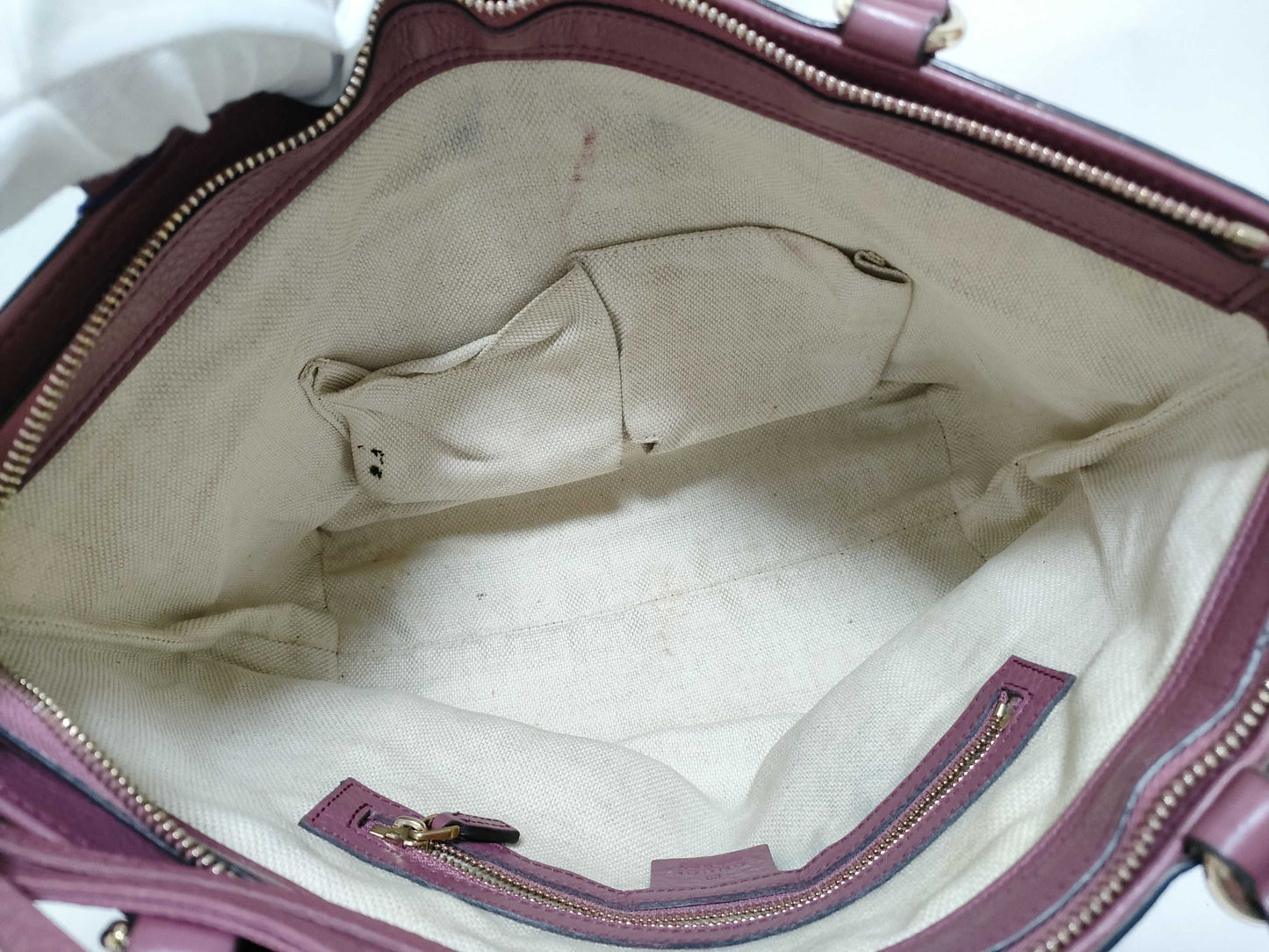 GUCCI Soho GUCCI Tote Purple Handbag