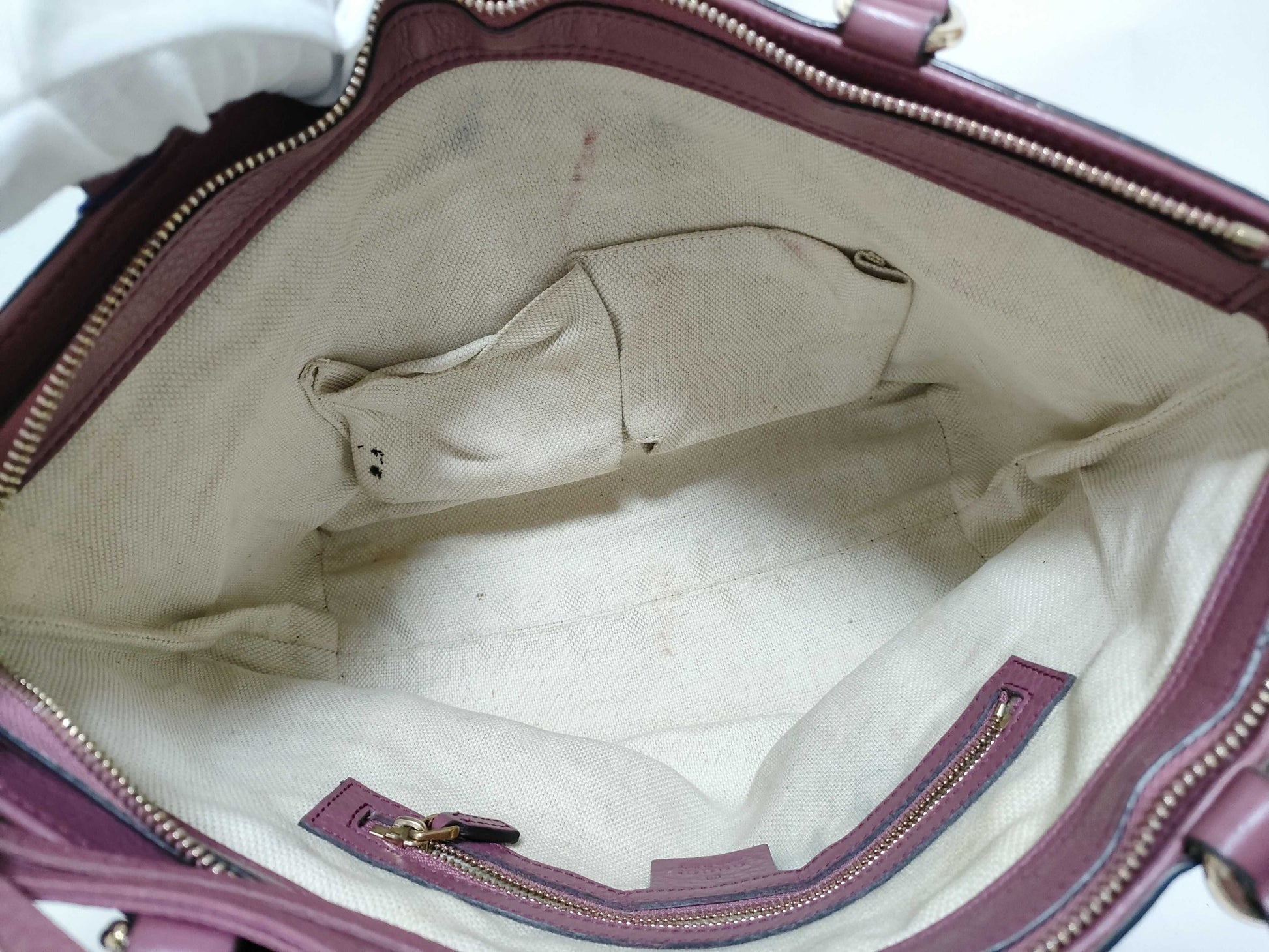 GUCCI Soho GUCCI Tote Purple Handbag