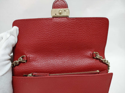GUCCI GUCCI GUCCI? Red Shoulder Bag